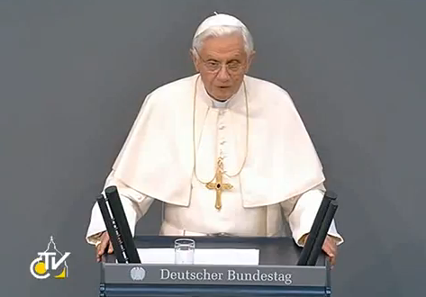 Benedek pápa a szélsőjobboldali gyűlölet ellen szólalt fel Berlinben