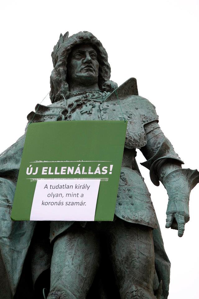 A Hősök terén is megjelent az LMP ellenállása