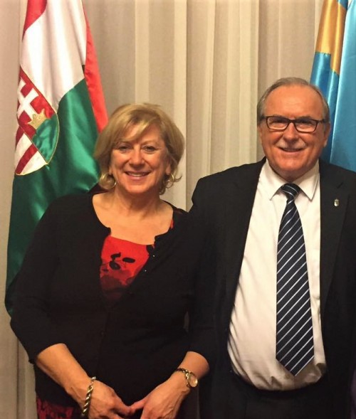 A kanadai Diaszpóra Tanács társelnökei Szenthe Anna és Ábrahám Tibor