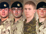 Négy kanadai katona esett el a hétvégén
