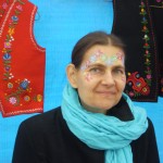 Hungarian School of Montreal teacher with face paint (C. Adam)