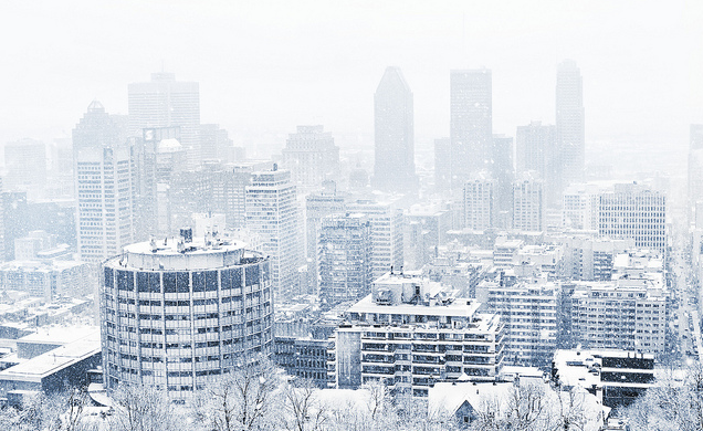 Hóvihar dél-Ontarioban és Québecben