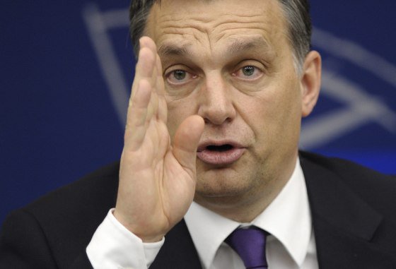 Orbán Viktor Strasbourgban