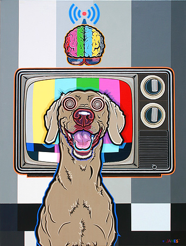 TV mind control / pupaganda.com/