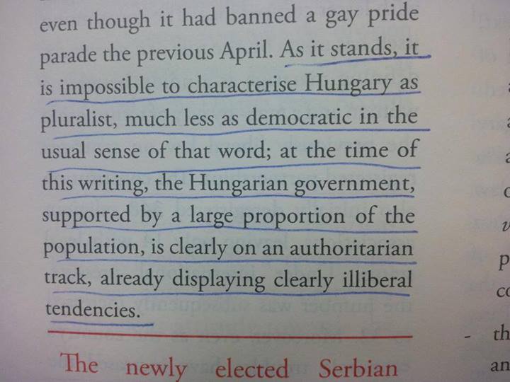 Magyarország már nem mondható plurális demokráciának.