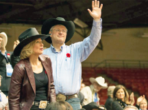 Stephen Harper feleségével, Laureen-nel, a Konzervatív Párt 2013-as kongresszusán.