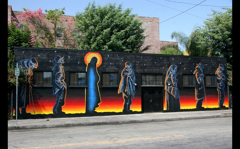 Jesus of the Bread Line / A római katolikus szocialista munkásmozgalom egyik fontos jelképe Los Angelesben.