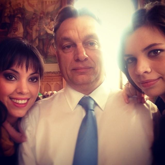 Orbán-szelfi (Fotó: Facebook)