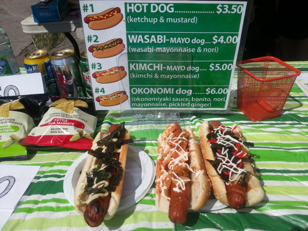 Wasabis, ázsiai hot dog. Fotó: Christopher Adam
