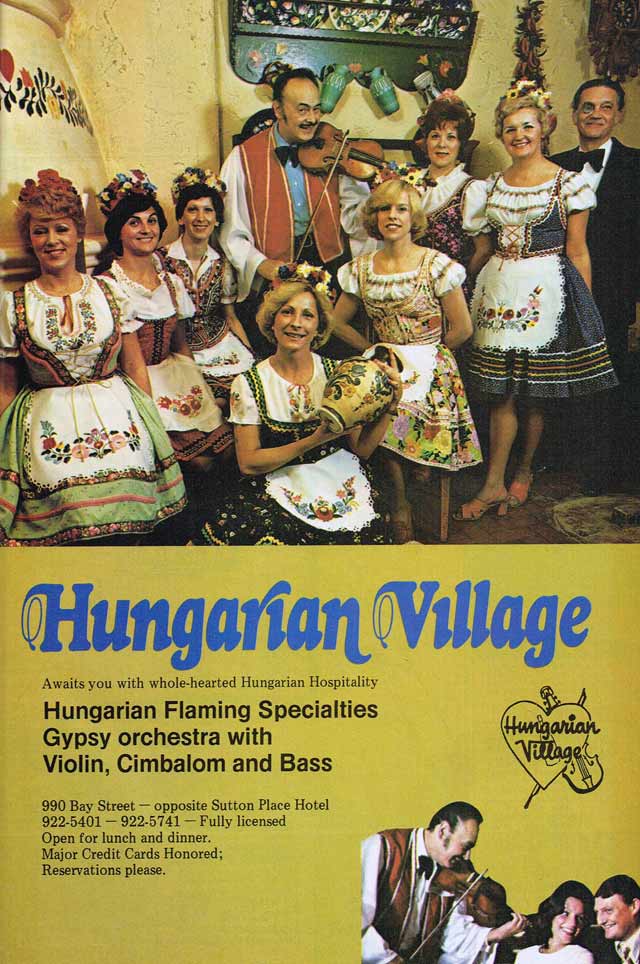 Hungarian Village. Forrás:  Key to Toronto.
