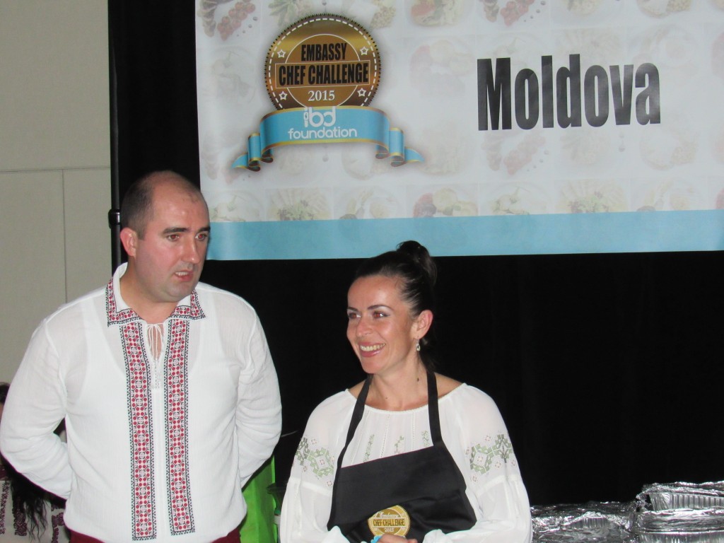 Moldova ottawai nagykövetsége az Embassy Chef Challenge-n. Fotó: C. Adam.