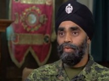 Harjit Sajjan, Kanada honvédelmi minisztere.