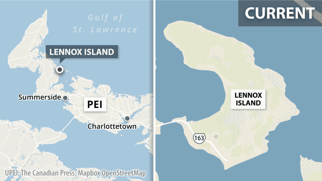 Így tűnik el Lennox sziget