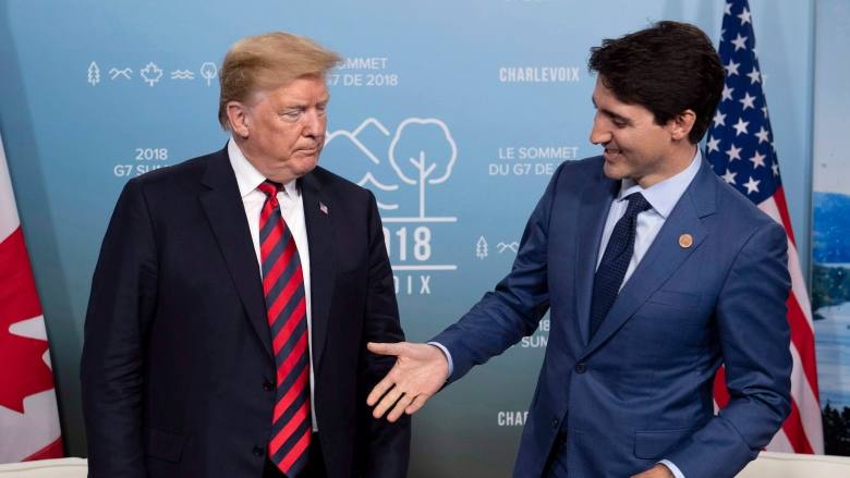 A kanadai jobboldal kiáll Justin Trudeau mellett és bírálja Donald Trumpot
